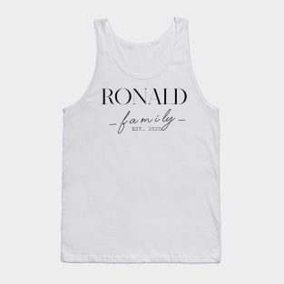 Ronald Family EST. 2020, Surname, Ronald Tank Top